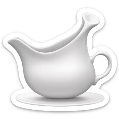 gravy boat pouring sticker