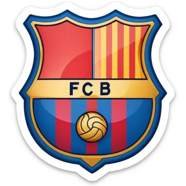 Barcelona logo sticker