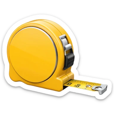 measuring tape
 sticker