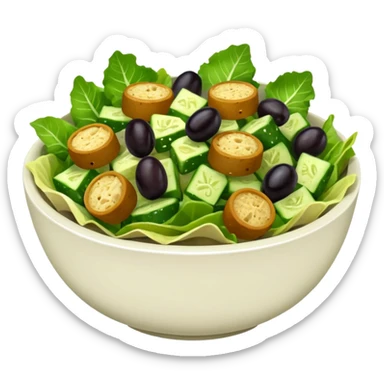 BOWL DI INSALATA,  iperrealistico 4kNo tomatoes sticker