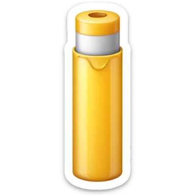 A wax cartridge sticker