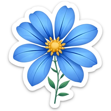Une fleure bleue fannee comme ça : 🥀 sticker