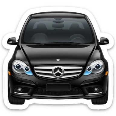 W212 black (from top down) sticker