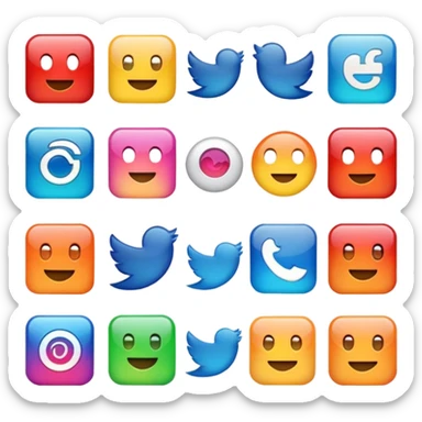 redes sociales sticker