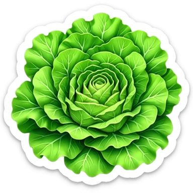 small lettuce leaves sticker