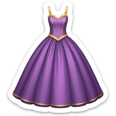 Ball gown sticker