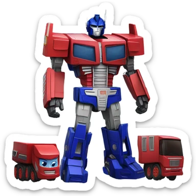 optimus prime is ready sticker