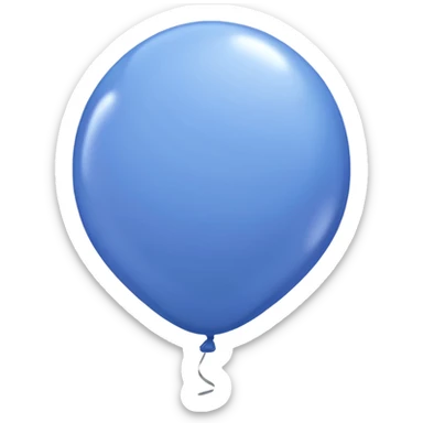 Periwinkle balloons sticker