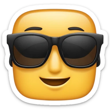 matrix black sunglasses sticker