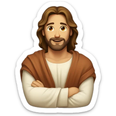 Jesus who did cuddle  sticker
