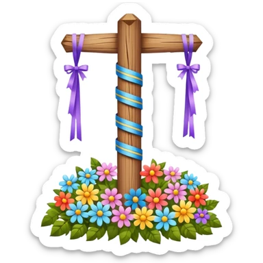 Midsummer pole sticker