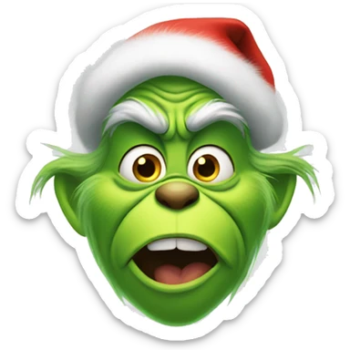 Grinch sticker