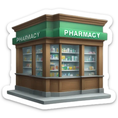 Pharmacy place sticker