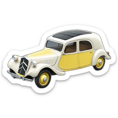 Citroën traction 15cv sticker
