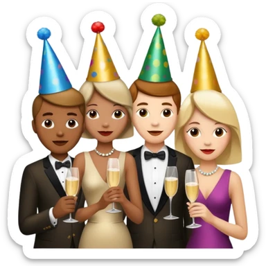 By celebrating festivals and fairs, we learn to share, help, and enjoy with family and friends sticker