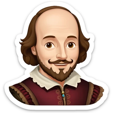 William shakespeare sticker