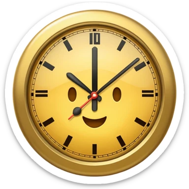 Clock that emoji ￼ sticker