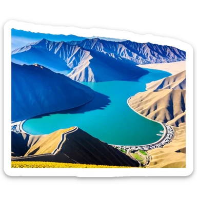 یک دختر با لباس افغانی زیبا sticker