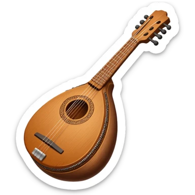 güiro instrumento realista  sticker