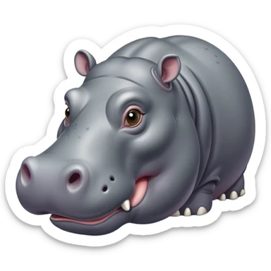Hippopotame  sticker