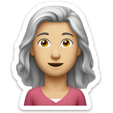 Біла ялинка прикрашена рожевими іграшками-кульками sticker