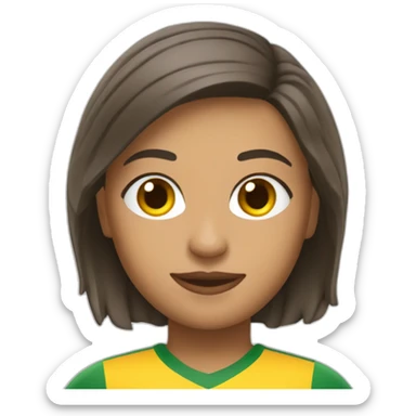 Chica futbolista sticker