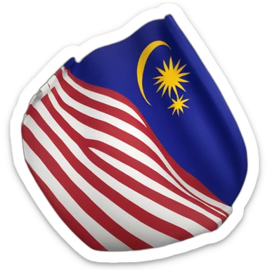Malaysia flag sticker