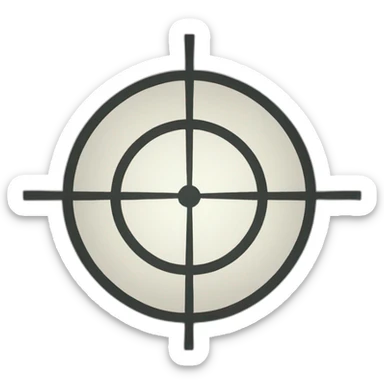 crosshairs sticker