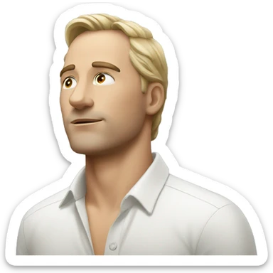 man dreaming about ferrari sticker