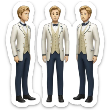 Peter-Davidson-DoctorWho-Cricket-Uniform sticker