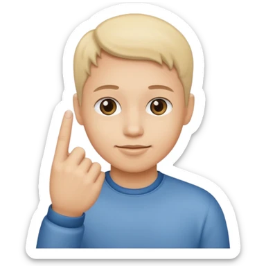 Little finger promise sticker