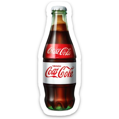 Coke bottle sticker