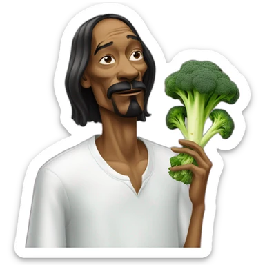 Snoop Dogg Smoking Broccoli sticker