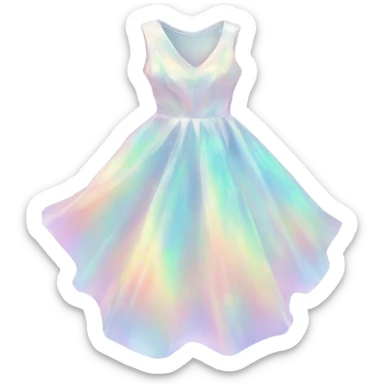 opal Crystal shaped dress 👗  sticker