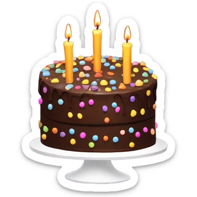 Birthday sticker