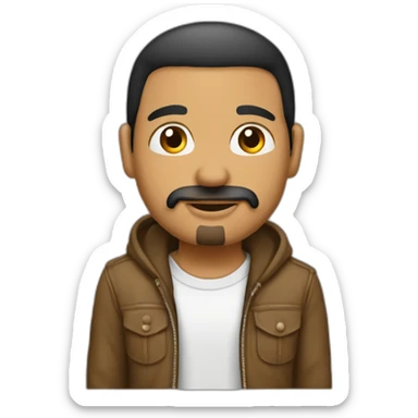 Cholo con paliacate sticker