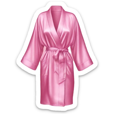 Victorias secret robe pink silk sticker