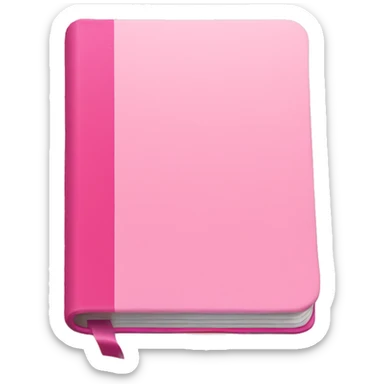Pink journal  sticker