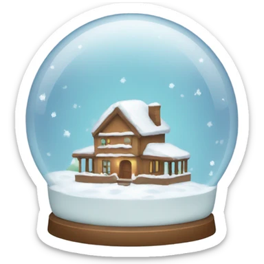 Snow globe  sticker