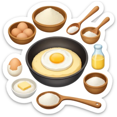 baking ingredients sticker