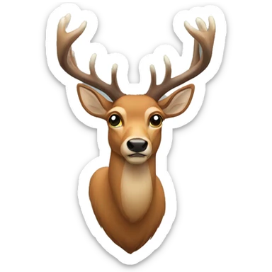 Deer stag sticker