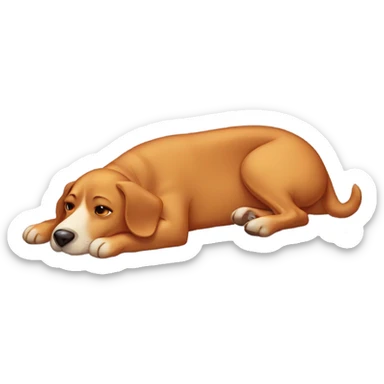 dog tanning sticker