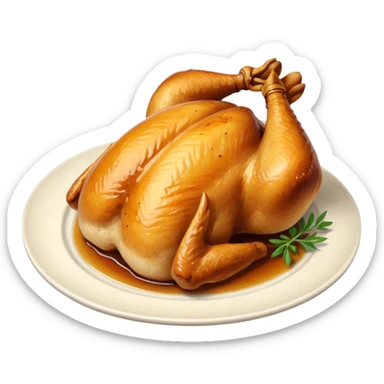 meal with chicken sticker