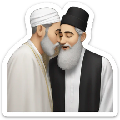 Imam kiss Rabbi sticker