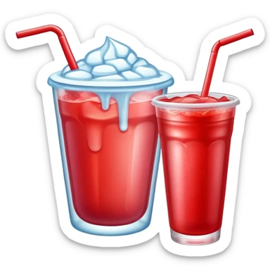 Red slushy sticker