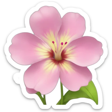 a beautiful flower sticker