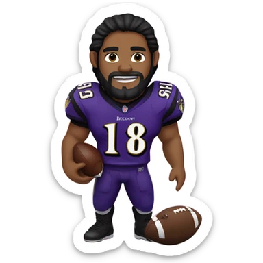 Jesus Baltimore ravens  sticker