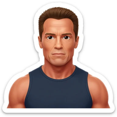 Arnold Schwarzenegger sticker