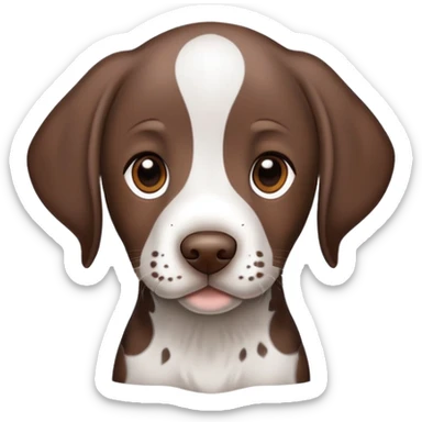 German Shorthair Pointer Baby  sticker