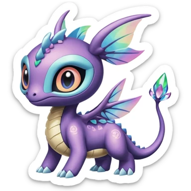 Meloetta-Cresselia-Palkia-Spyro-Toothless-Stitch-Fakémon-creature-hybrid sticker